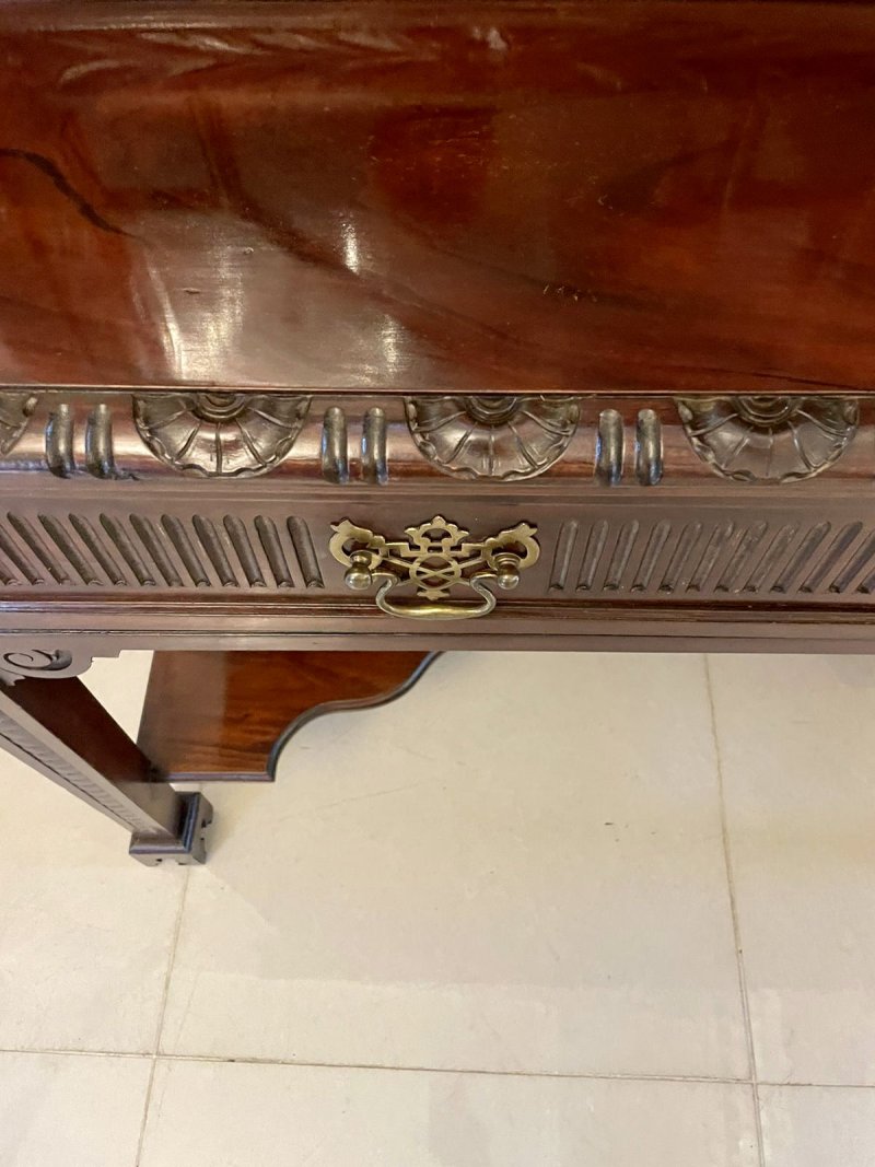 Antique Victorian Quality Carved Mahogany Display Cabinet by James Winter & Sons, London - Image 11